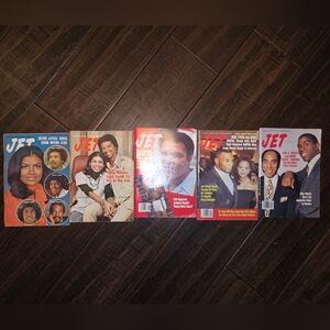 Vintage JET Magazine Collection Set Of (5)
